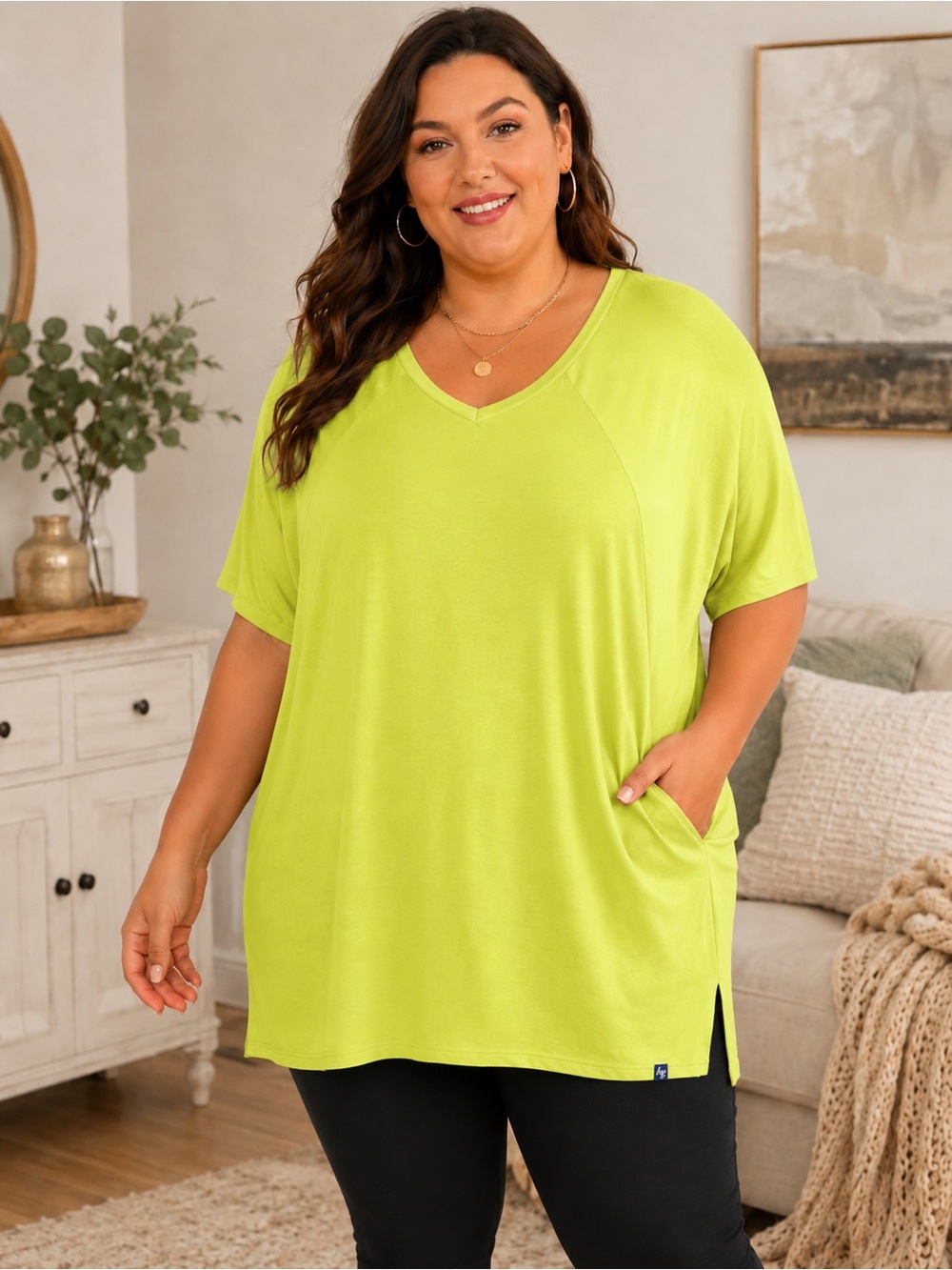 Lug Hopper High Low Tunic Margarita Icepop